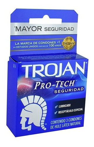 Preservativos Trojan Pro-tech C/3