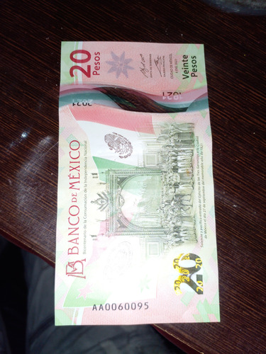 Billete Con Iniciales Aa00