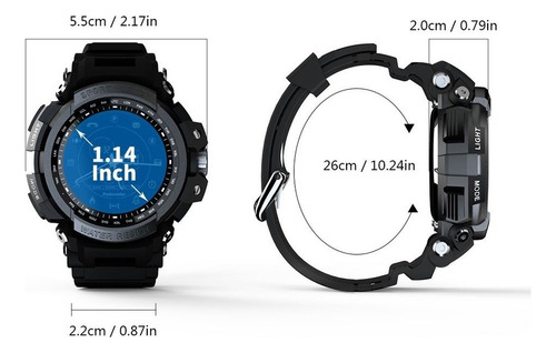 Cv Reloj Inteligente Lokmat Mk28 Y Pantalla 1.3in