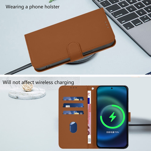 Funda De Poliuretano De Color Liso Para Tcl 60 Nxtpaper/tcl