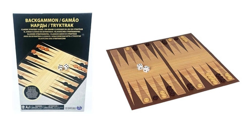 Juego De Backgammon En Caja Original Spin Master Mundotoys