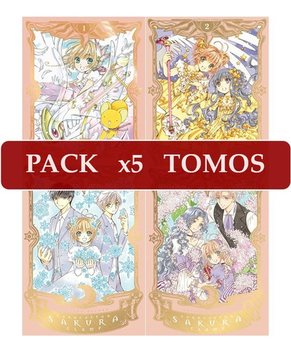 Manga Cardcaptor Sakura Deluxe - Pack X 5 Tomos A Elección