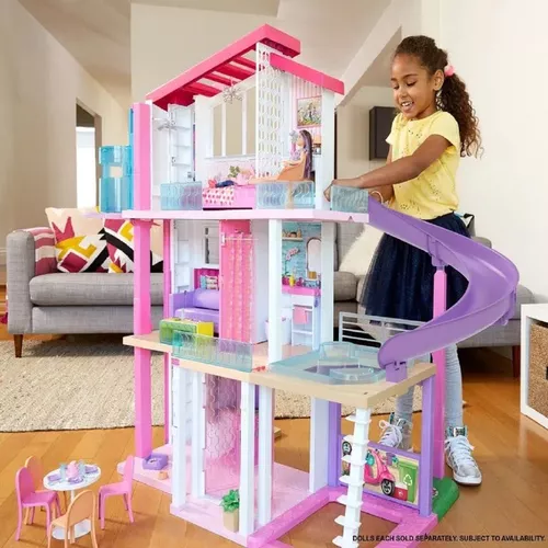 Barbie Casa Dos Sonhos para crianças a partir de 3 anos : :  Brinquedos e Jogos