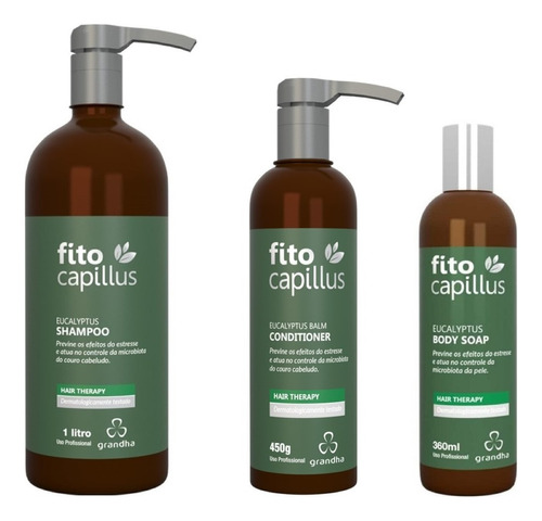 Grandha Fito Capillus Eucalyptus Shampoo E Condicionador 