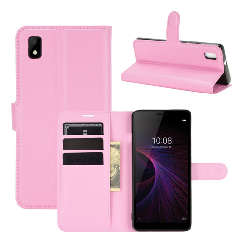 Funda Protectora De Tpu Para Zte Blade L210 Litchi Texture F