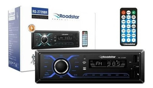 Imagem 1 de 5 de Rádio Aparelho Roadstar Bluetooth Usb Aux Mp3 Controle