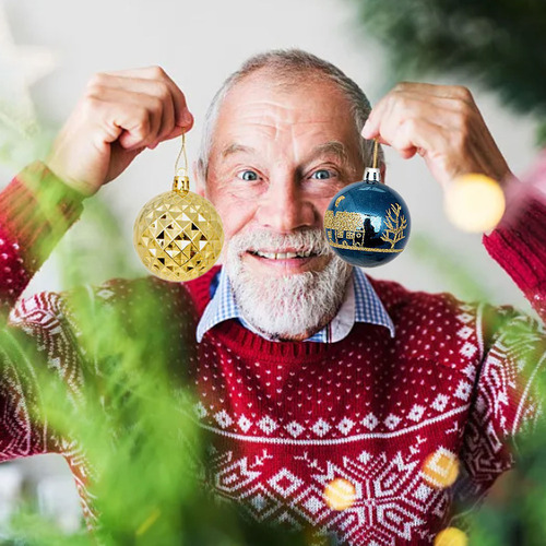 Bolas Creativas Colgantes Navideñas Modernas Y Coloridas, 44
