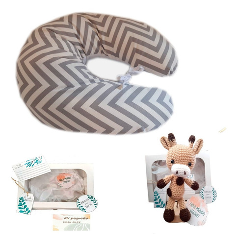 Imagen 6 de 9 de Almohada Mama Bebe Y Muñeco Apego Amigurumi