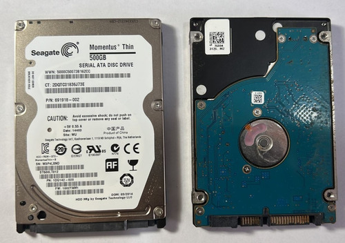 Disco Duro Interno Seagate Laptop Thin Hdd St500lt012 500gb (Usado)