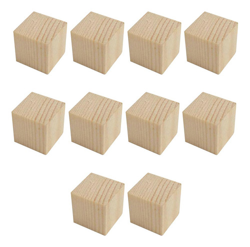 Bloques De Madera Sin Terminar Bloques De 6cmx6cmx6cm