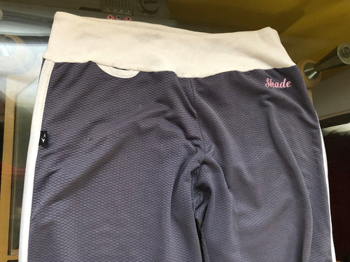 Bermuda Mujer Shade Gris Y Blanco Talle L Sport