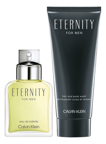 Calvin Klein Eternity for Men Kit CK Eternity For Men EDT 50ml + Gel de Banho 100ml Eternity for men EDT 50ml para masculino