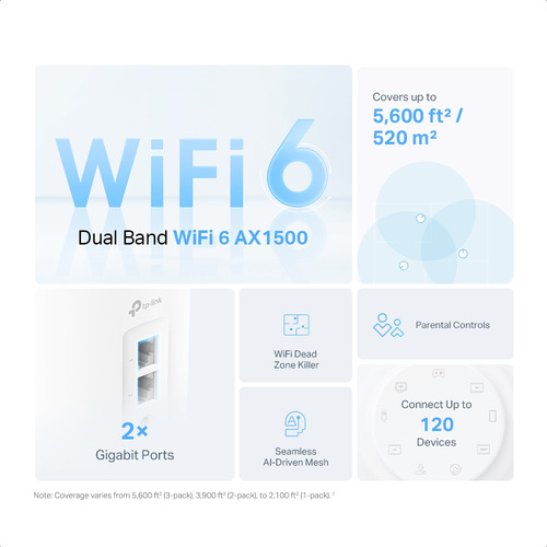 Router Deco X10 Tp-link Banda Dual Ax1500 Wi-fi 6 Mesh