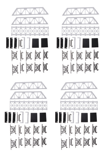 4xsimulación Puente Modelo De Construcción Tren