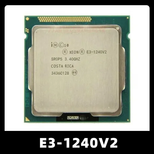 Procesador De Cpu Xeon E3 1240 V2 3,4 Ghz Lga 1155