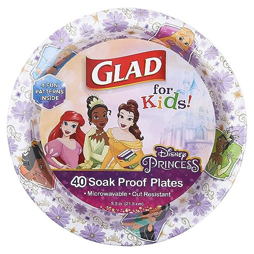 Platos De Papel Disney Princess Niños  8.5 | Platos...