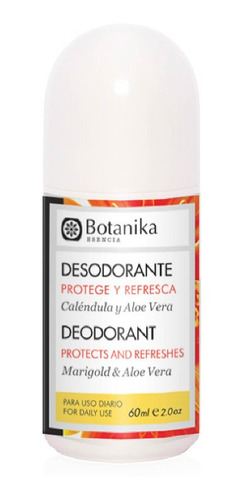 Imagen 1 de 1 de Desodorante Roll On Nat Botanika 60ml Aloe Y Calendula Fyr