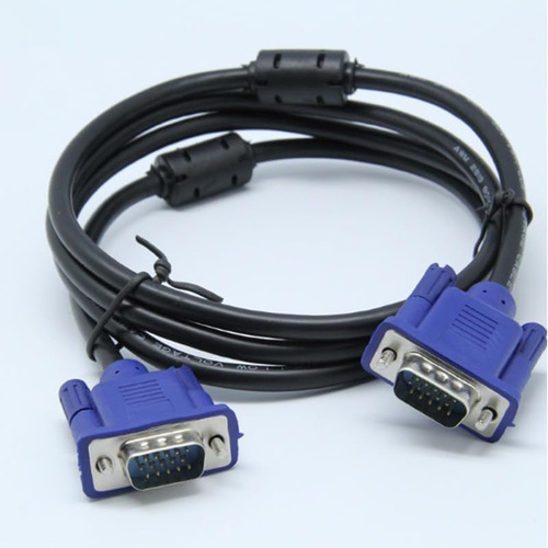 Cable Vga 4.9 Ft Conector Convertidor Extension Macho 15 Tv