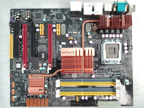 Placa Socket Lga 775 X48t-a Ecs ---------------- Inoperativo