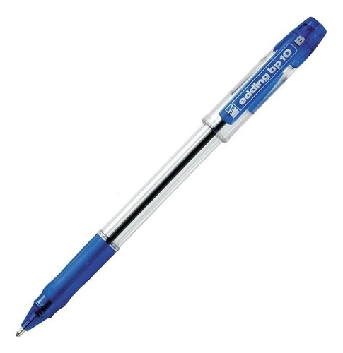 Boligrafo Edding Bp10 Trazo Grueso Tinta Azul Caja X12 Ud