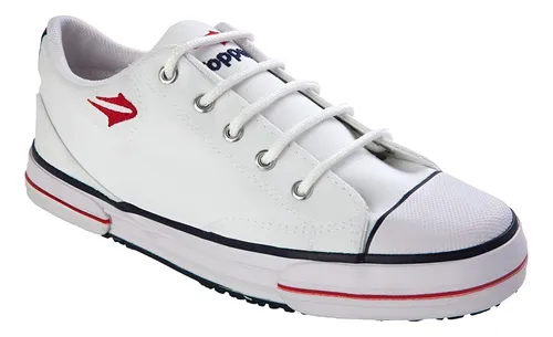 Zapatillas topper blancas de lona hotsell