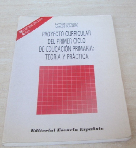 Libro  Proyecto Curricular De Primer Ciclo De Educación Prim