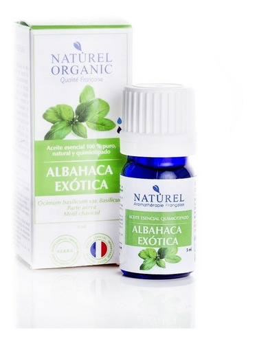 Aceite Esencial Albahaca Exótica 100% Puro, Quimiotipado