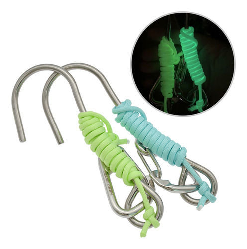 Reef Drift Hook Scuba Diving, Acero Inoxidable 316, Con