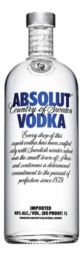 Absolut Vodka 700ml Blue Azul Clásico Original Puro Escabio