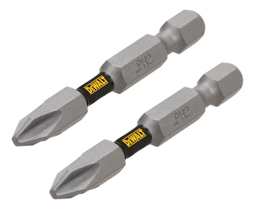 Bits Philips Ph2 X 50 Mm Encaixe 1/4 Com 2 Peças - Dewalt