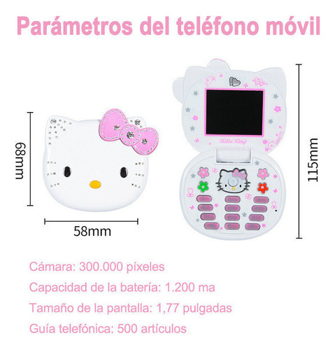 Generic Smartphone Multifuncional Para Niños Hello Kitty 2023