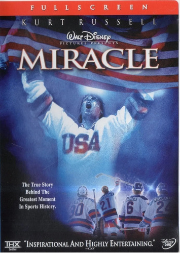 Miracle-kurt Russell-edicion 2 Dvd's Walt Disney 2004 Import