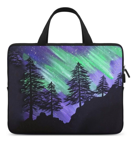 Aurora Pine Pintura Bolsa Computadora Portatil Caja Duradera