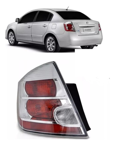 Lanterna Nissan Sentra Lado Esquerdo Ano 2007 2008 2009 2010