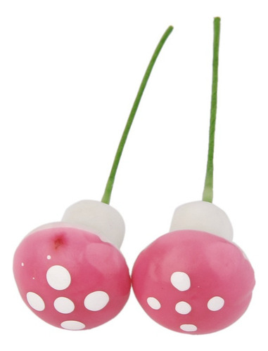 100 Piezas Mini Pvc Setas Casa Miniatura Jardín De Hadas