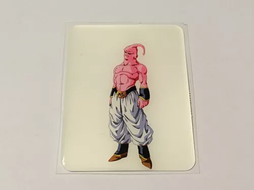 Adesivo Resinado Majin Boo Magro (dragon Ball) 9x7 Cm