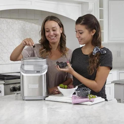 Máquina Para Hacer Helado Cuisinart Ice-70, Cromo Cepillado