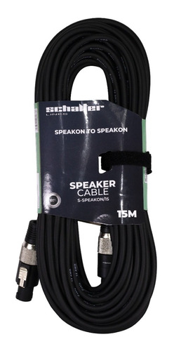 Cable Speakon Para Bocina Cal 14 De 15m Cobre Libre Oxigeno