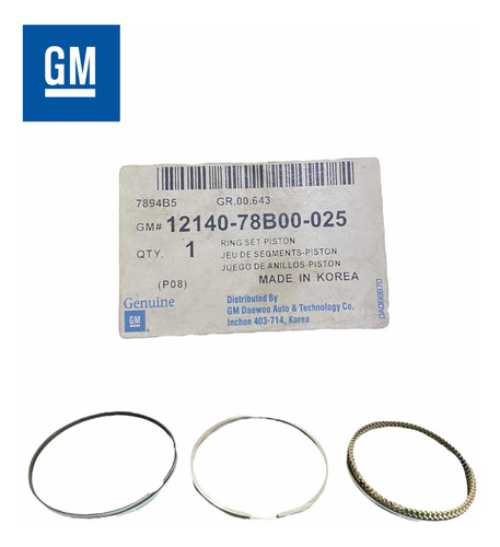 Anillos De Motor Std Daewoo Matiz Tico Damas Labo