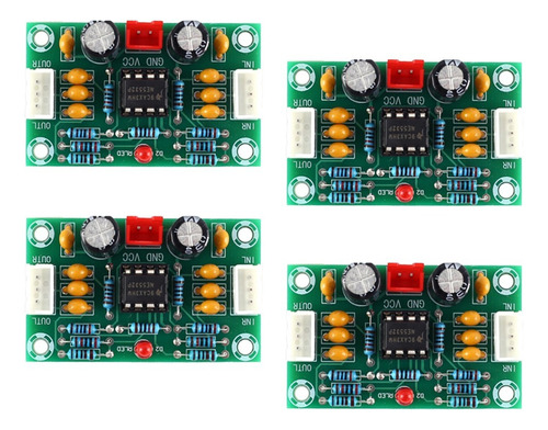 Módulo Preamplificador Operacional 4 Piezas Ne5532 2ch Dc