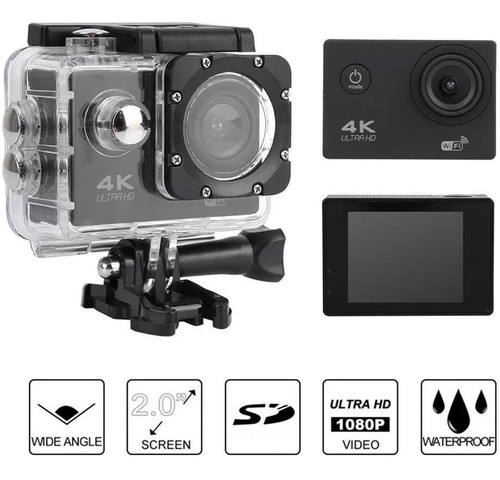 Imagen 3 de 8 de Sport Cam Camara Deportiva 4k Wifi Hd Usb Original Fralugio