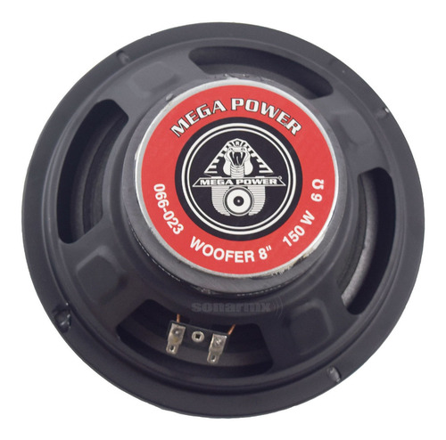 Imagen 4 de 4 de Bocina Woofer 8 Pulgadas 6 Ohms De Repuesto Minicomponente