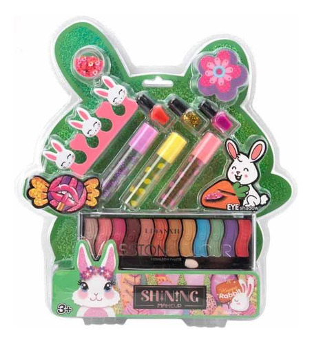 Set Maquillaje De Juguete Shinning Makeup Conejo Cod Ld6120