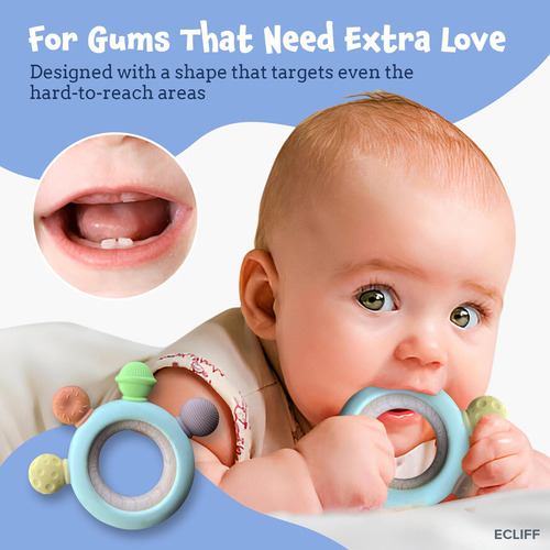 Ecliff Baby Stathing Sticks Para Bebés 0-12 Meses - Stick So