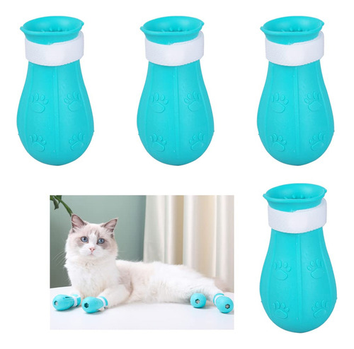 Guantes De Baño Resistentes A Los Arañazos Para Gatos, 4 Pie