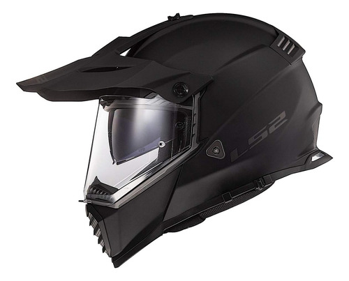 Casco Para Moto Ls2 Helmets Bla Talla M Color Negro