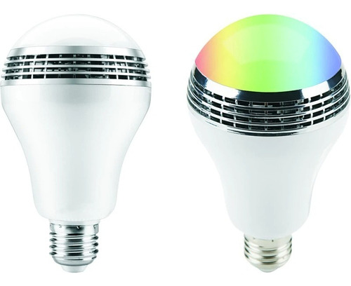 Ampolleta Bombilla Inteligente Led Rgb Altavoz Música Smart