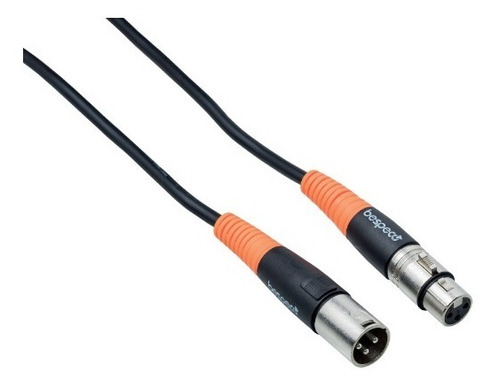 Cable Bespeco 1,00mt Xlr Macho / Xlr Hembra Slfm100