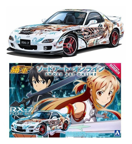 Itasha No29 1/24 Sword Art Online Fd3s Rx-7 Plastic Model Jp