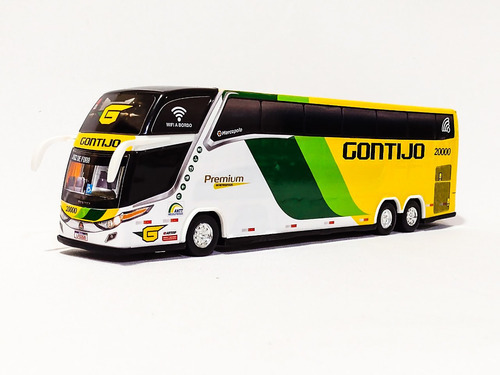 Miniatura Ônibus Gontijo Ld Premium G7 3 Eixos 30centímetros